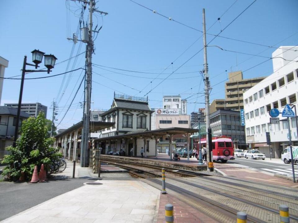 市内電車 道後温泉駅