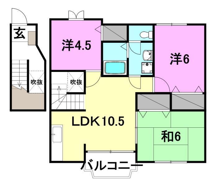 ピュアハイツ三町２　A棟