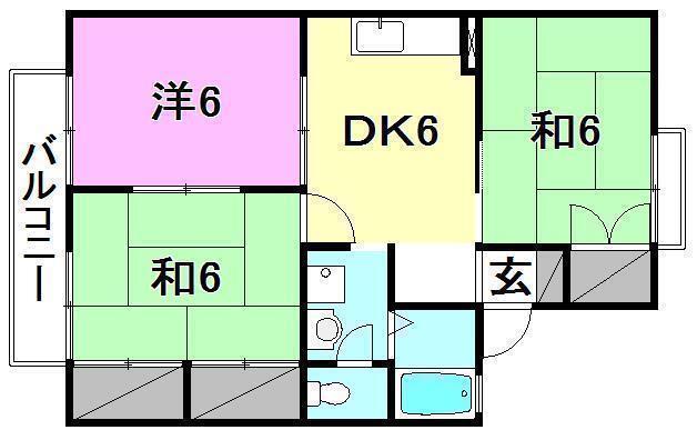 コーポパークサイドＣ・Ｄ棟（東石井）