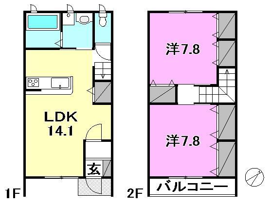 ＭＨＴメゾネット勝岡　Ｍ棟