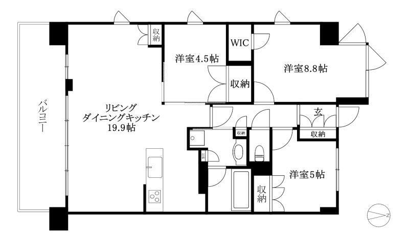 レーベン松山三番町ＭＩＤ ＣＯＵＲＴ ＧＲＡＮＤ