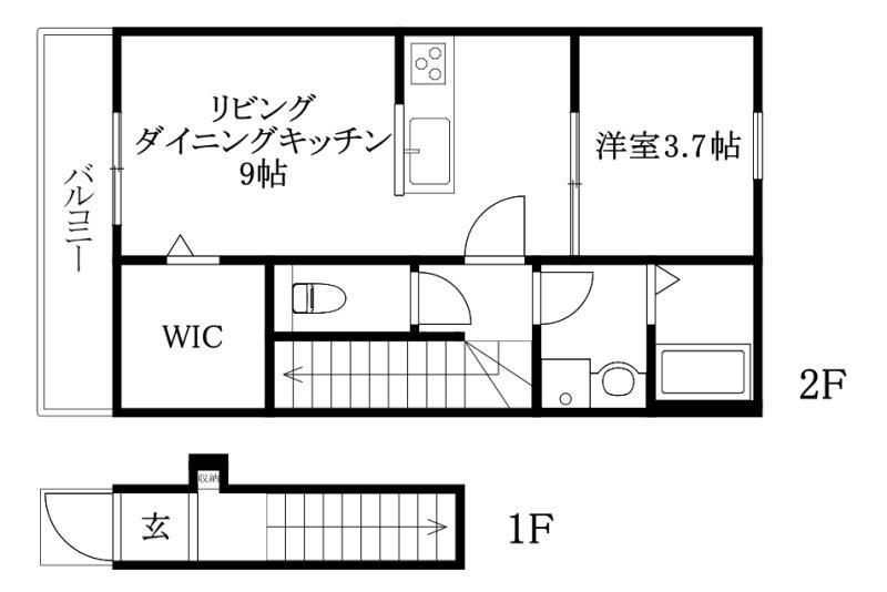 ヴィラ・アンソレイエ下吾川