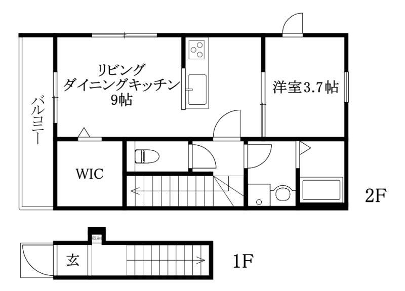 ヴィラ・アンソレイエ下吾川