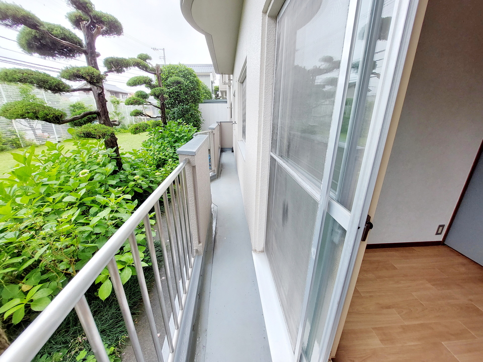 バルコニー 北側