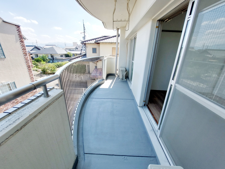 バルコニー東側