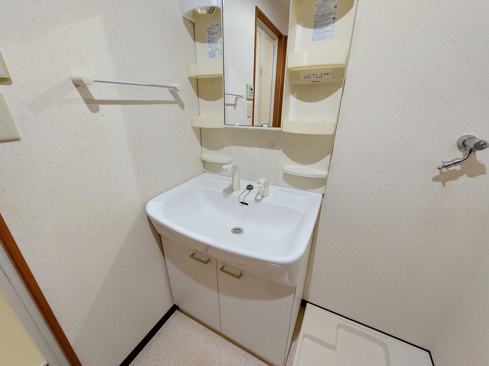 シャワー付洗面化粧台