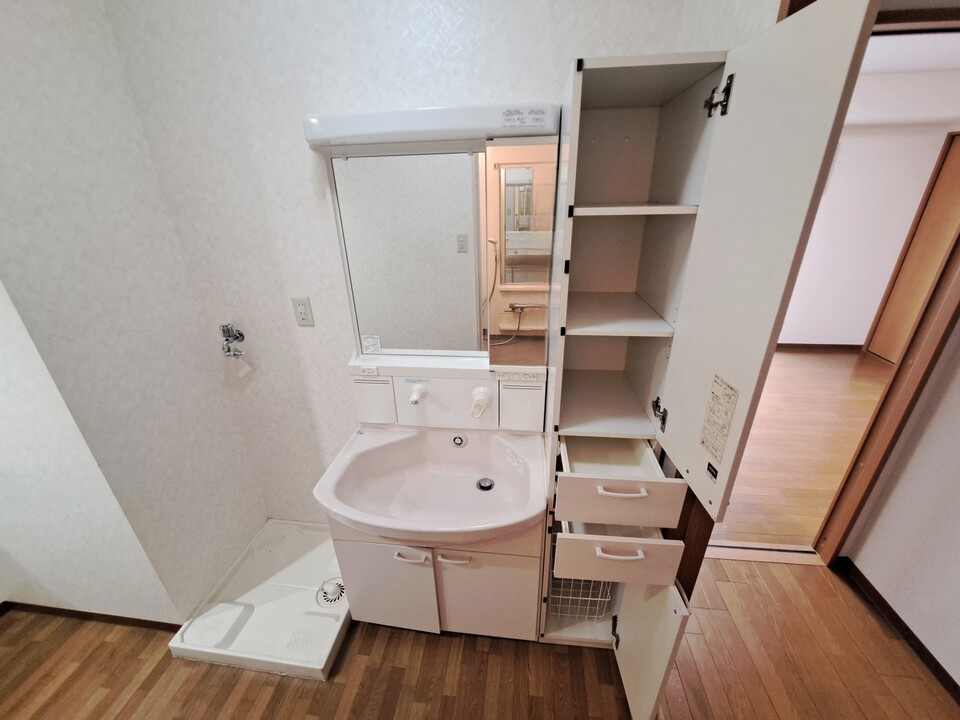 シャワー付洗面化粧台