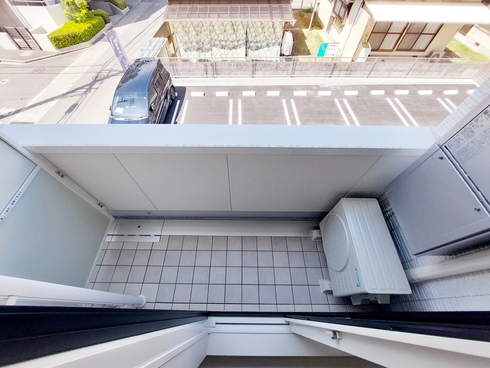 バルコニー 北側